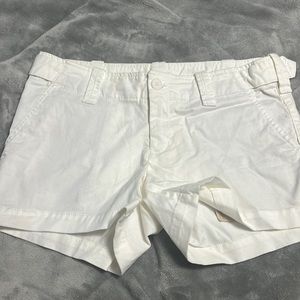White Jean Cargo Shorts!